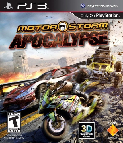 Motorstorm Apocalypse Jogo Ps3 Playstation 3 Corrida